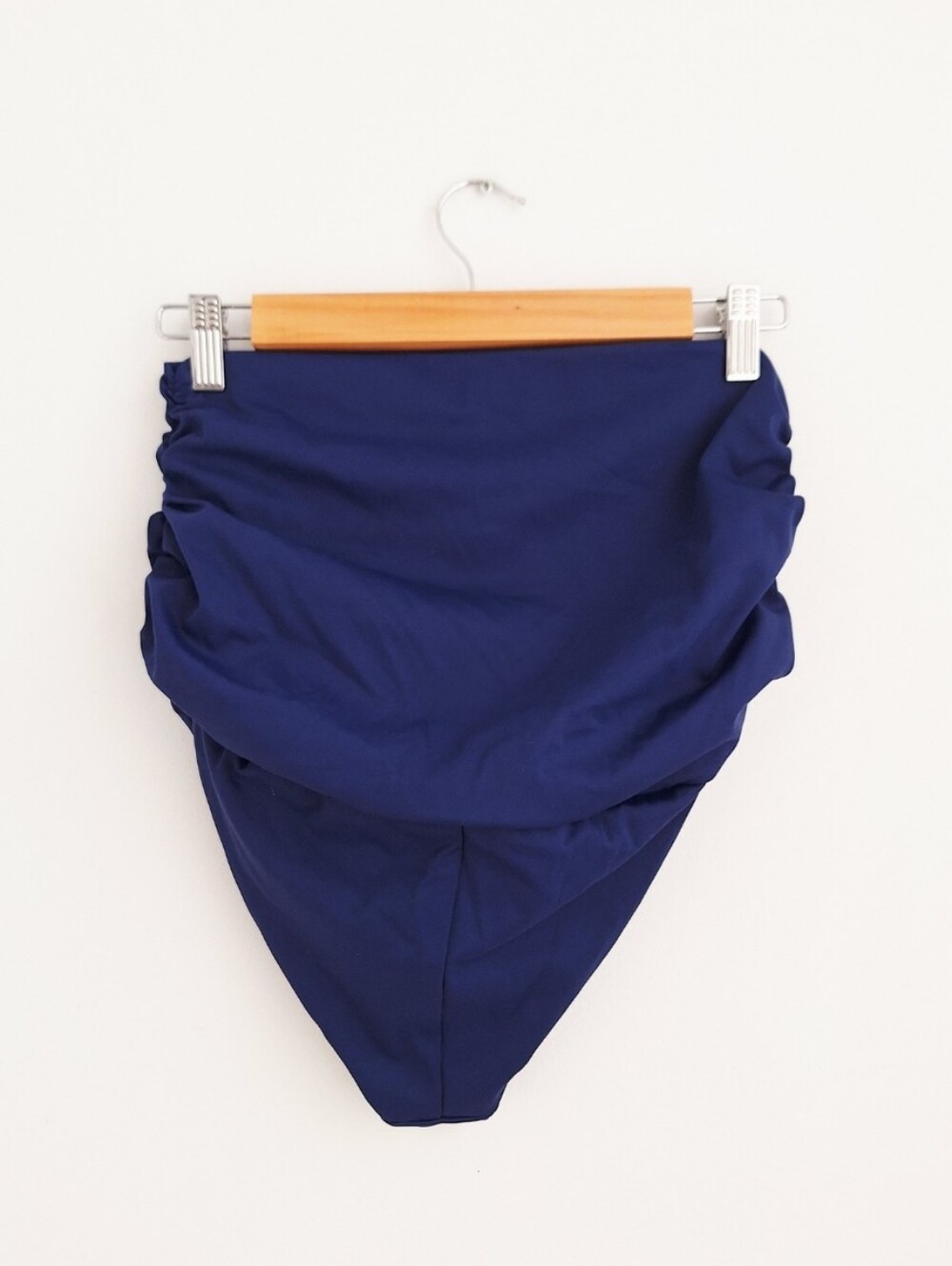 SKIMS Sculpting Swim Ruched Bikini Set Midnight Navy Top S Bottom M - Picture 9 of 10